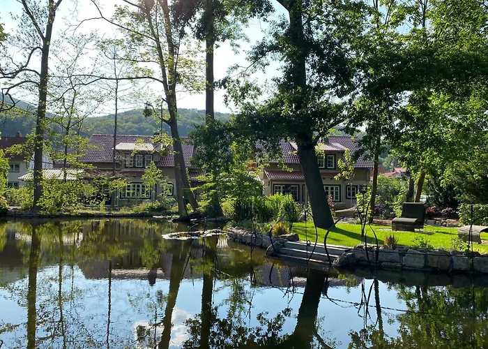 度假居 Ilsenburg, Luxurioese Landhaeuser Mit Sauna Und Kamin, Mitten Im Harz 伊尔森堡